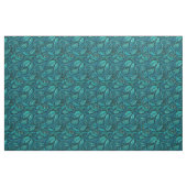 Elegant turquoise tooled leather  stof (Fat Quarter)