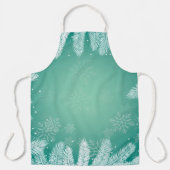 Elegant Turquoise Winter Schort (Voorkant)