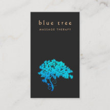 Elegant Turquoise Zen Tree Logo Black 2