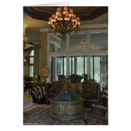 Elegant Tuscan Interior Blank Card