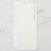 Elegant Tuscany Italy Landscape Wedding Menu Kaart (Achterkant)