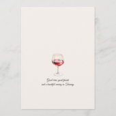 Elegant Tuscany Signature Drinks Wedding Sign Menu (Achterkant)