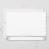 Elegant Twin Girl Baby shower Kaart (Achterkant)