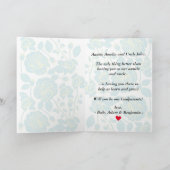 Elegant  Twin Photo GodParents Voorstel Kaart (Binnen)