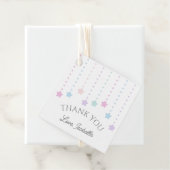Elegant Twinkle Little Stars Baby shower Dank u Bedankjes Labels (In situ)