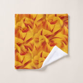 Elegant Two-Tone Red Gold Monsella Tulip Bad Handdoek (Wasdoekje)