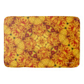 Elegant Two-Tone Red Gold Monsella Tulip Badmat (Voorkant)