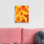 Elegant Two-Tone Red Gold Monsella Tulip Canvas Afdruk (Insitu (Woonkamer))