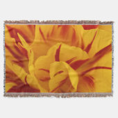 Elegant Two-Tone Red Gold Monsella Tulip Deken (Voorkant)