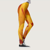 Elegant Two-Tone Red Gold Monsella Tulip Leggings (Rechts)