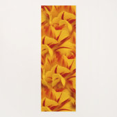 Elegant Two-Tone Red Gold Monsella Tulip Yogamat (Achterkant)