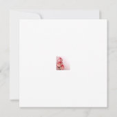 Elegant Two Tone Rozen Quote Flat Card (Achterkant)