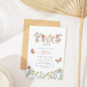 Elegant Two Wilde Wilde Bloem 2e verjaardag Kaart