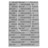 Elegant Two wordt een scriptweduwschap Medium Cadeauzakje (Achterkant)