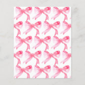 Elegant Tying the Knot Pink Bow Vrijgezellenfeest (Achterkant)