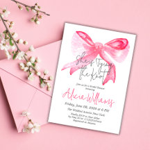 Elegant Tying the Knot Pink Bow-Vrijgezellenfeest