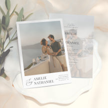 Elegant Typografie 2 Verloving Foto's Wedding