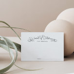 Elegant Typografie Advies voor de Bride Kaarten<br><div class="desc">Geef advies voor de bruid die op haar vrijgezellenfeest moet zijn met deze kaarten. Het elegante ontwerp kenmerkt het geborsteld van zwart schrijven met "woorden van advies"in decoratief manuscript met een subtiel hart dat in de tekst wordt gewerkt. Personaliseer de naam van de bruid. Kaarten hebben voldoende ruimte voor geliefden...</div>