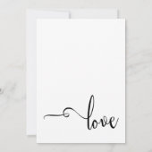 Elegant Typografie, gewoon modern, we zijn getrouw Kaart (Achterkant)