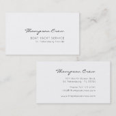 Elegant Typografie. Handgeschreven naam van de bem Visitekaartje (Voorkant / Achterkant)