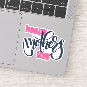 Elegant Typografie HAPPY MOEDERDAG Sticker