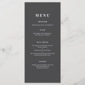 Elegant Typografie Menu (Voorkant)
