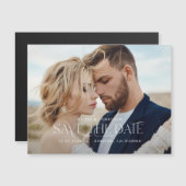 Elegant typografie moderne huwelijkslandfoto (Voorkant / Achterkant)