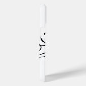 Elegant Typografie Monogram Case-Mate iPhone Case (Achterkant / Rechts)