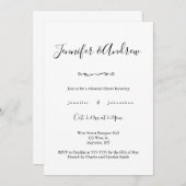 Elegant-typografie-repetities uit diners kaart (Voorkant / Achterkant)