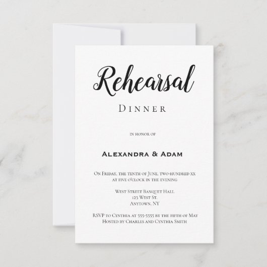 Elegant-typografie-repetities uit diners kaart (Voorkant)