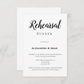 Elegant-typografie-repetities uit diners kaart (Voorkant / Achterkant)