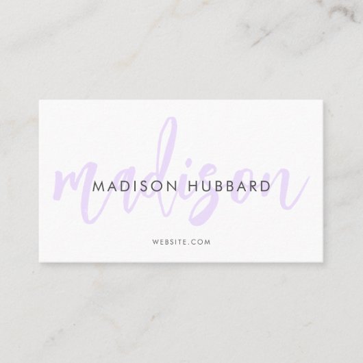 Elegant Typografie Visitekaartjes (Voorkant)
