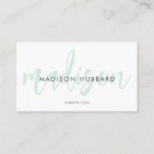 Elegant Typografie Visitekaartjes (Voorkant)