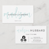 Elegant Typografie Visitekaartjes (Voorkant / Achterkant)