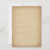 Elegant  Typografie Wedding Invitations Kaart (Achterkant)