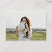 Elegant Typography Collage Fund QR CODE Graduation Informatiekaartje (Achterkant)