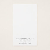 Elegant Typography Earring Jewelry Visitekaartje (Achterkant)