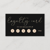 Elegant Typography ⎢ Loyalty Kaart (Voorkant)