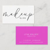 Elegant Typography Makeup | VISITEKAARTJE (Voorkant / Achterkant)