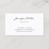 Elegant Typography Script Modern Minimalist Cute Visitekaartje (Voorkant)