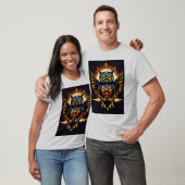 Elegant Uil Print T-shirt - Natuur geïnspireerd T- (Unisex)