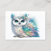 Elegant Uil Theme Visitekaartje (Voorkant)