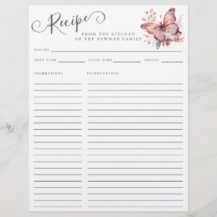 Elegant uit de keuken van de roze vlinder