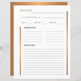 Elegant uit de keuken van het goudblanco recept