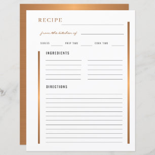 Elegant uit de keuken van het goudblanco recept