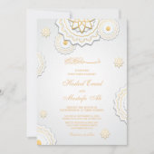Elegant-uitnodiging voor een moslim huwelijk kaart (Voorkant)