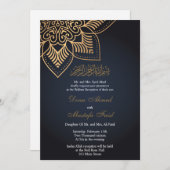 Elegant-uitnodiging voor een moslim huwelijk kaart (Voorkant / Achterkant)