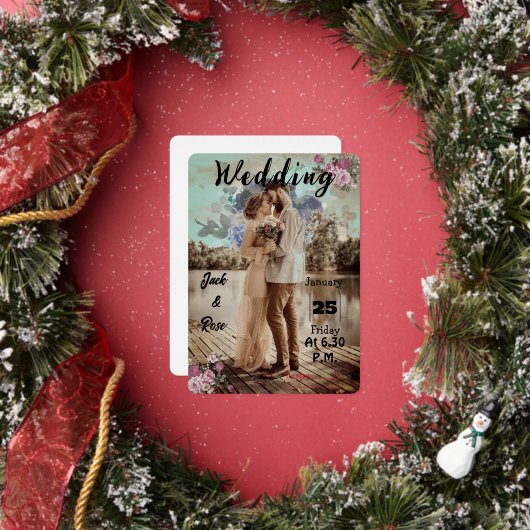 Elegant-uitnodigingskaart Folie Uitnodiging (Insitu)