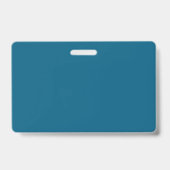Elegant uitziend monogram | Oceaanblauw Badge (Achterkant)