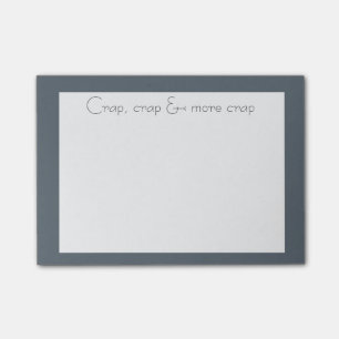 Elegant uitziende krap, krap & meer krap, franje post-it® notes